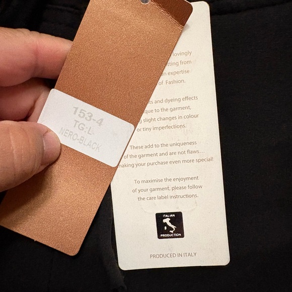 SUZY D LONDON Women's Black Jogger Pants,size L,Made in Italy,NWT - Picture 6 of 16